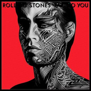 Tattoo You — Patterned portrait on red front