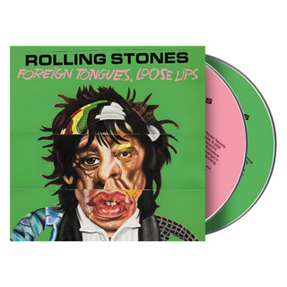 Foreign Tongues, Loose Lips 2CD package with green sleeve and pink and green discs